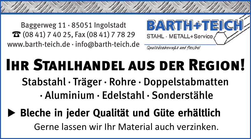 Barth + Teich Stahl - Metall+Service