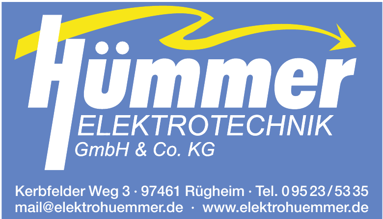 Hümmer Elektrotechnik GmbH & Co. KG Hümmer Elektrotechnik GmbH & Co. KG