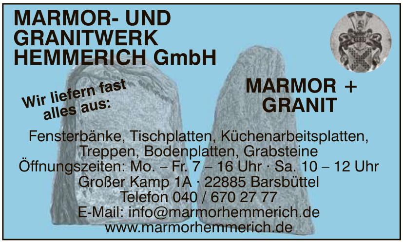 Marmor- und Granitwerk Hemmerich GmbH