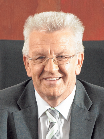 Ministerpräsident Winfried Kretschmann (Grüne Bündnis 90). Ministerpräsident Winfried Kretschmann (Grüne Bündnis 90).