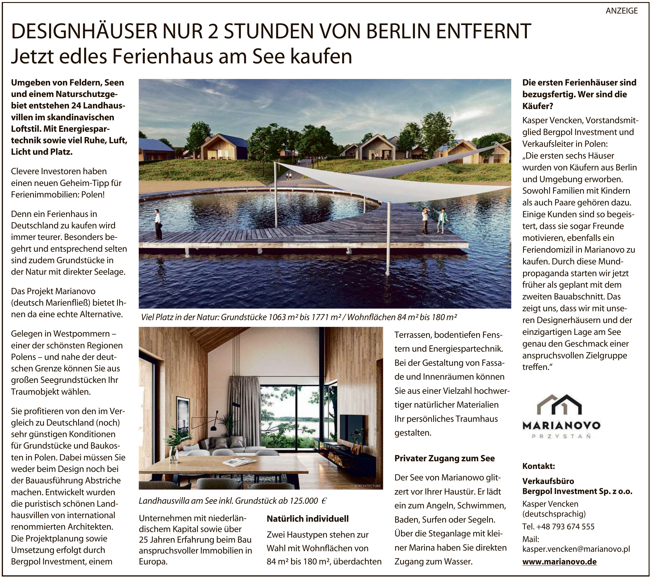 Verkaufsbüro Bergpol Investment Sp. z o.o. Verkaufsbüro Bergpol Investment Sp. z o.o.