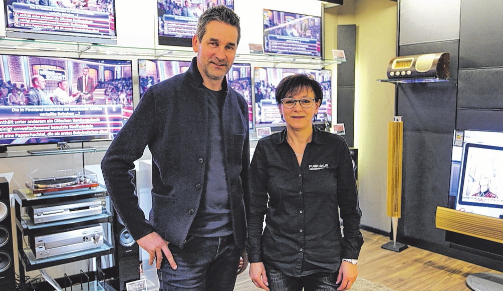 Harold Maronn und Carola Roth vom „Funkhaus Küchenmeister“. Harold Maronn und Carola Roth vom „Funkhaus Küchenmeister“.