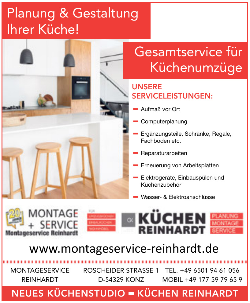 Montage + Service Reinhardt