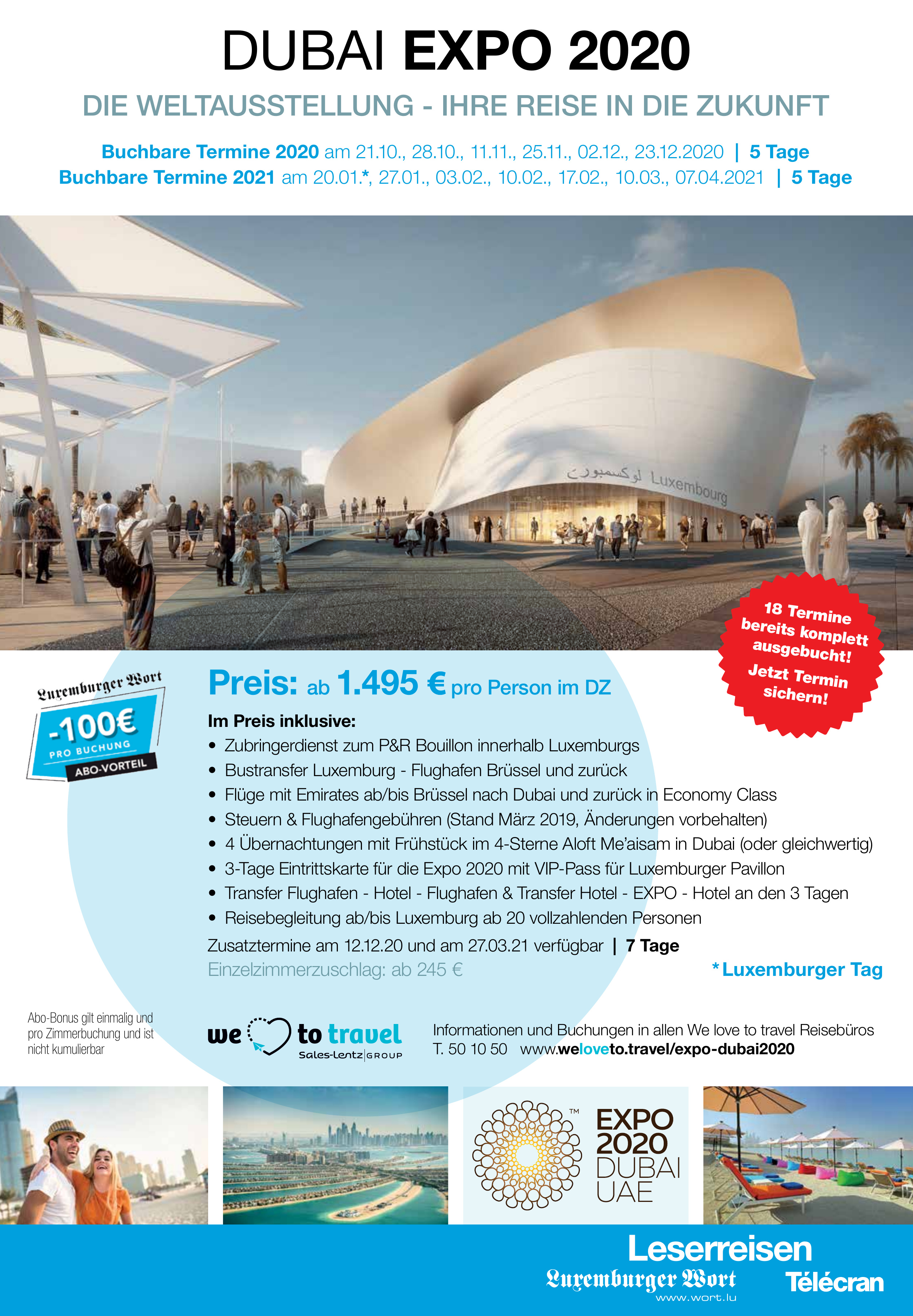 We love to travel - Dubai EXPO 2020