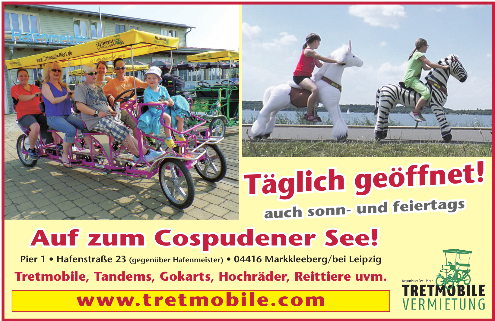 Tretmobile Vermietung Tretmobile Vermietung
