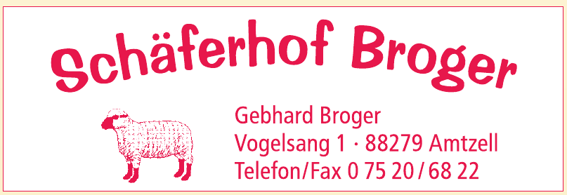 Schäferhof Broger Schäferhof Broger