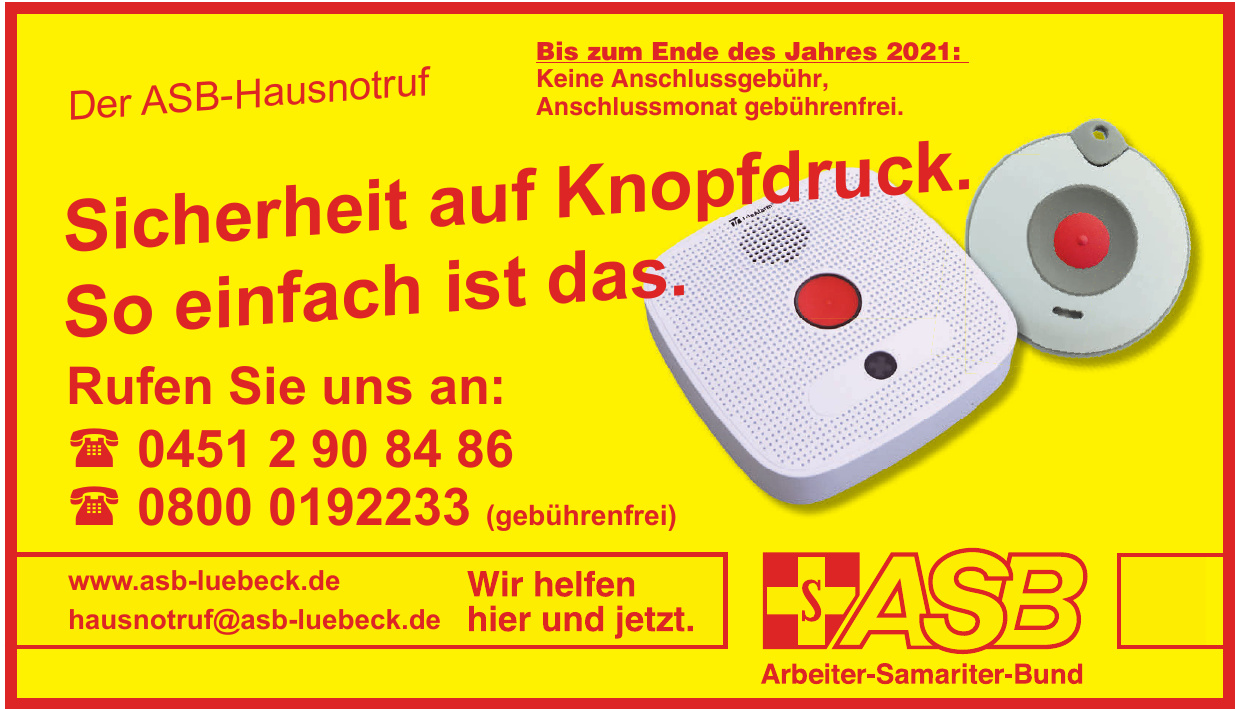 ASB Arbeiter-Samariter-Bund ASB Arbeiter-Samariter-Bund