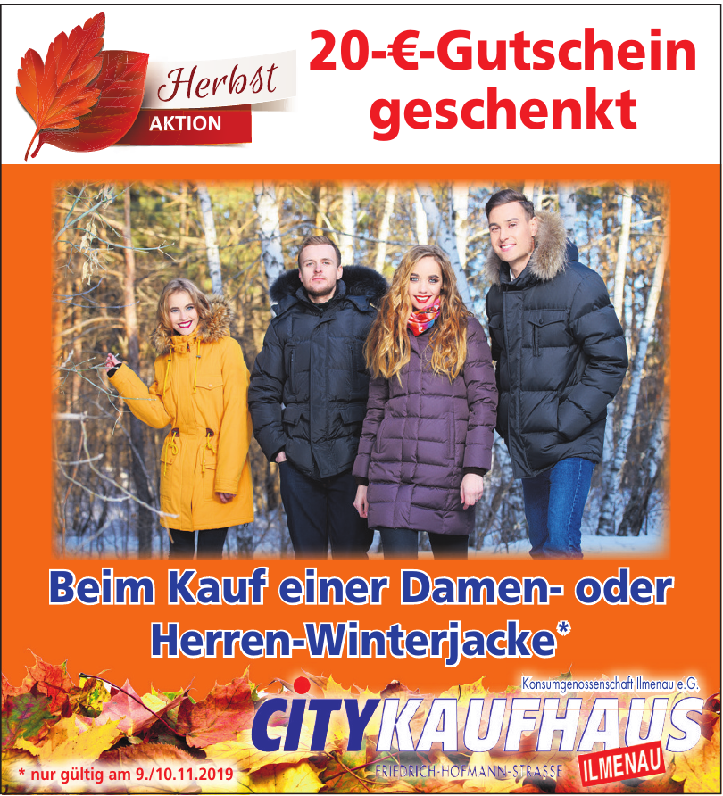Konsumgenossenschaft Ilmenau e.G. City Kaufhaus Konsumgenossenschaft Ilmenau e.G. City Kaufhaus