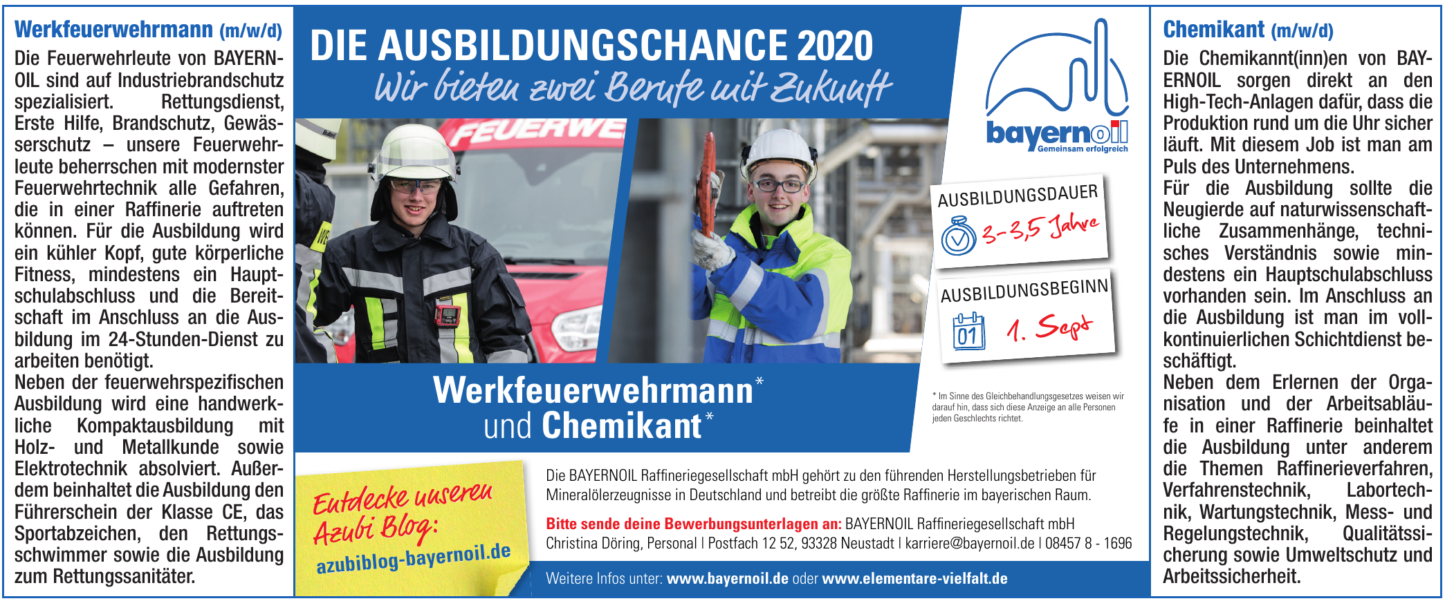 Bayernoil Raffineriegesellschaft mbH Bayernoil Raffineriegesellschaft mbH