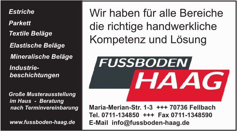 Fussboden Haag Fussboden Haag