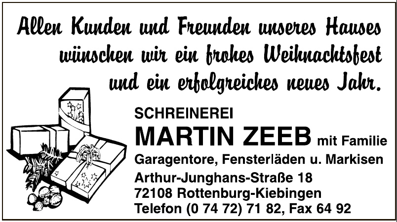 Schreinerei Martin Zeeb