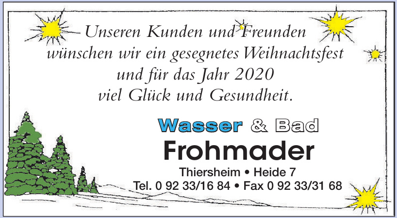 Wasser & Bad Frohmader Wasser & Bad Frohmader