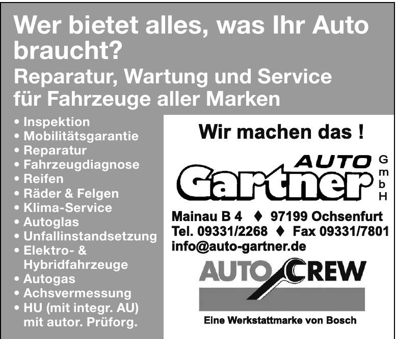 Auto Gartner GmbH Auto Gartner GmbH