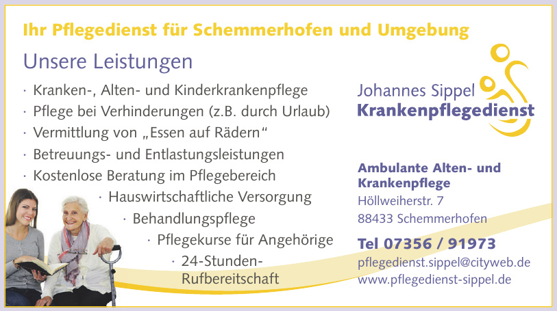 Ambulante Alten- und Krankenpflege Ambulante Alten- und Krankenpflege