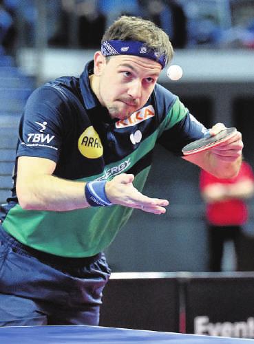 In diesem Jahr wurde Timo Boll zum 13. Mal Deutscher Meister. FOTO: REVIERFOTO / PA In diesem Jahr wurde Timo Boll zum 13. Mal Deutscher Meister. FOTO: REVIERFOTO / PA