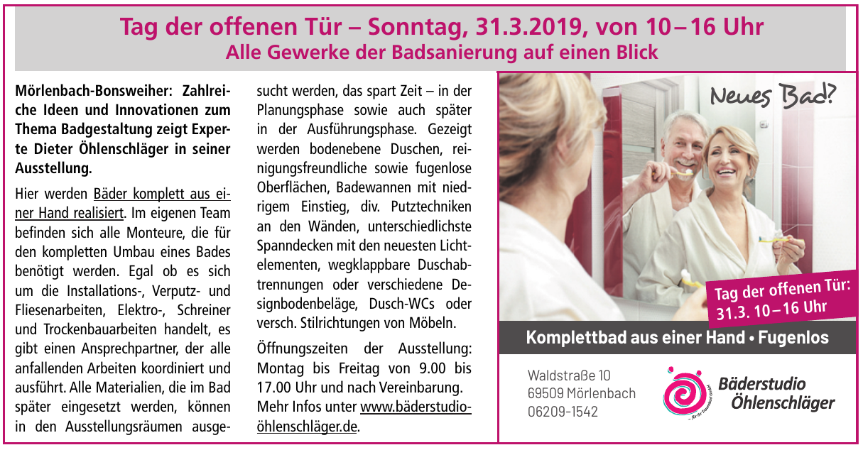 Bäderstudio Öhlenschläger Bäderstudio Öhlenschläger