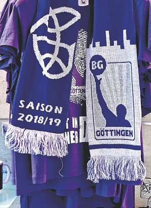 Support für die BG Göttingen FOTO: R Support für die BG Göttingen FOTO: R