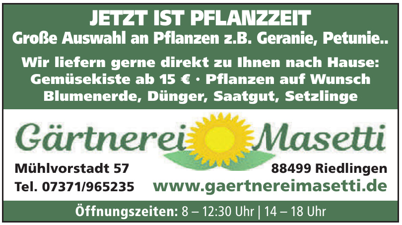 Gärtnerei Masetti Gärtnerei Masetti