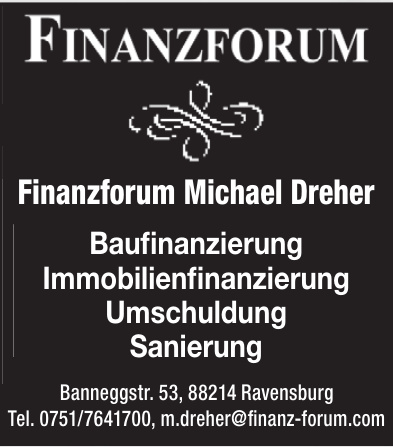 Finanzforum Michael Dreher Finanzforum Michael Dreher