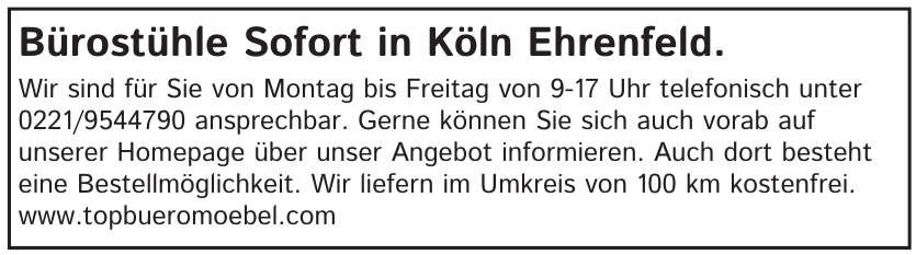 Top Büromöbel GmbH Köln Top Büromöbel GmbH Köln