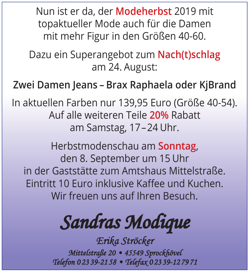 Sandras Modique Sandras Modique