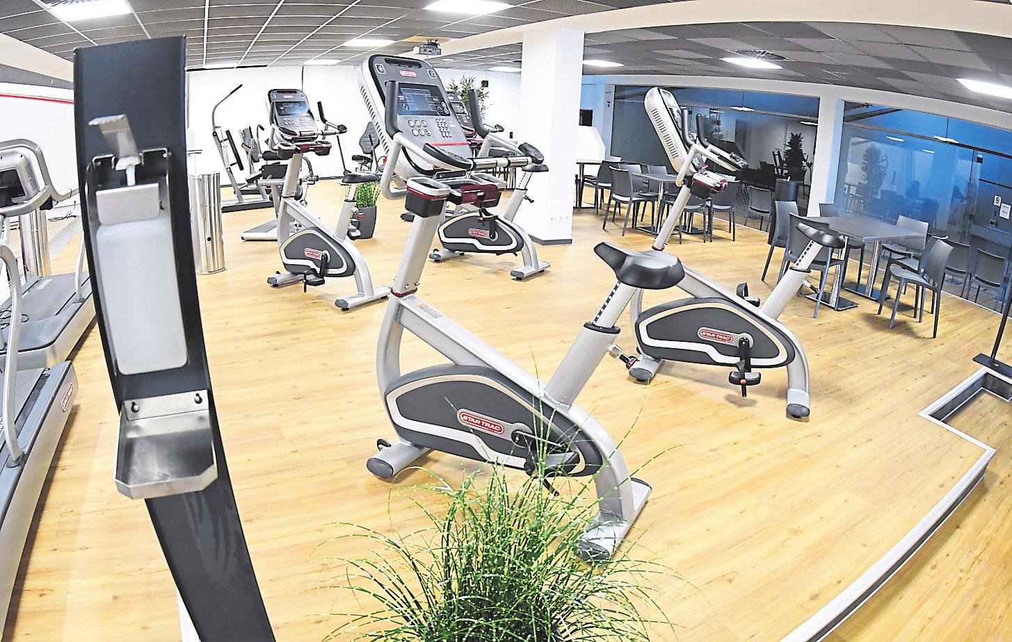 Erstrahlt in neuem Glanz: Der neu eingerichtete und modernisierte Sport Point Gießen. Foto: Thomas Wißner Erstrahlt in neuem Glanz: Der neu eingerichtete und modernisierte Sport Point Gießen. Foto: Thomas Wißner