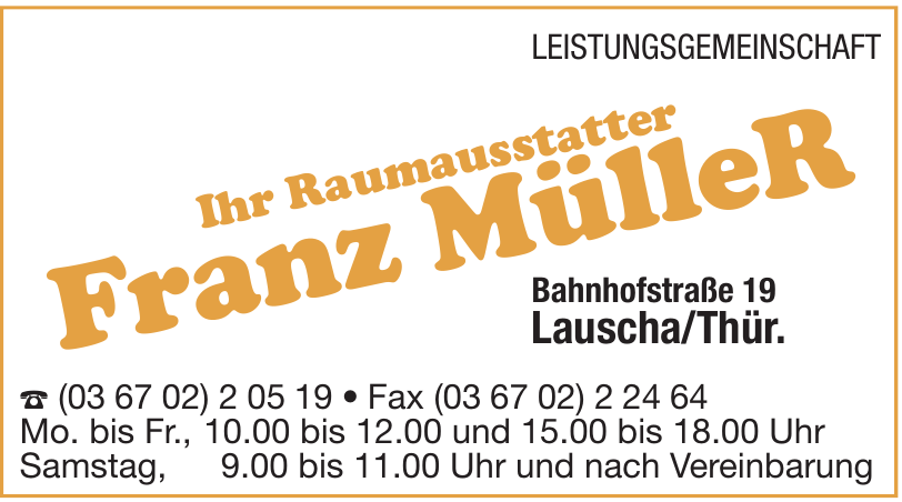 Franz Müller Franz Müller