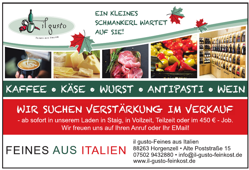 il gusto - Feines aus Italien il gusto - Feines aus Italien