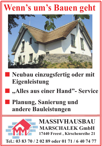 Massivhausbau Marschalek GmbH Massivhausbau Marschalek GmbH
