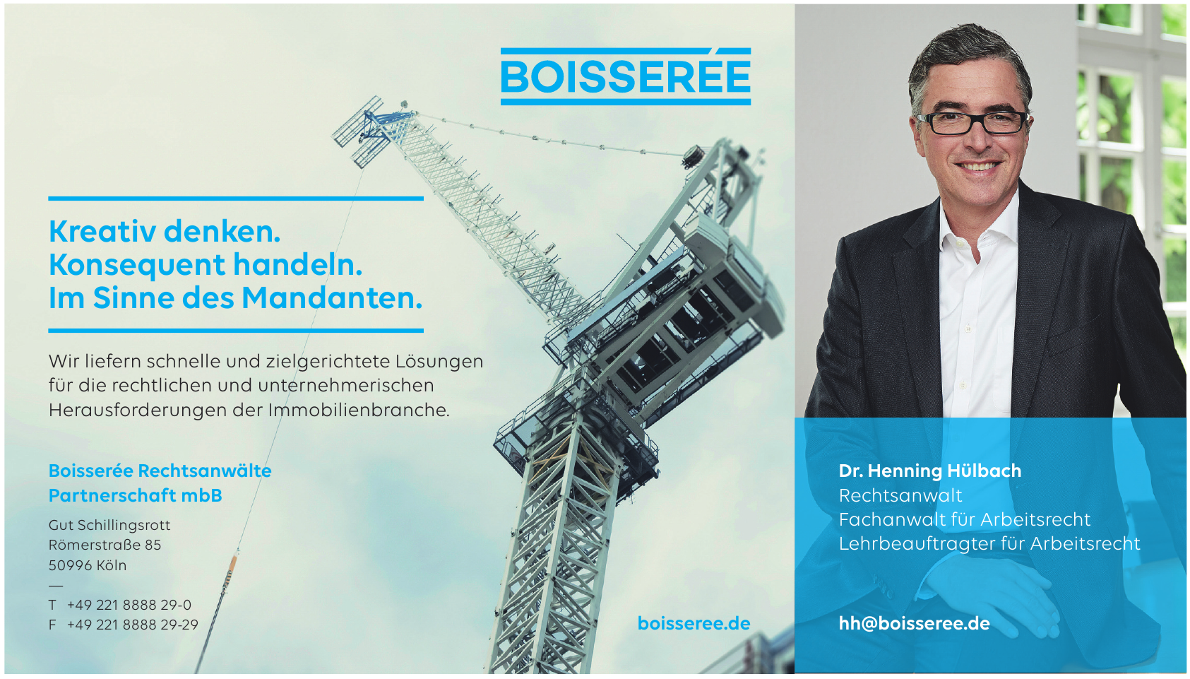 Boisserée Rechtsanwälte Partnerschaft mbB Boisserée Rechtsanwälte Partnerschaft mbB