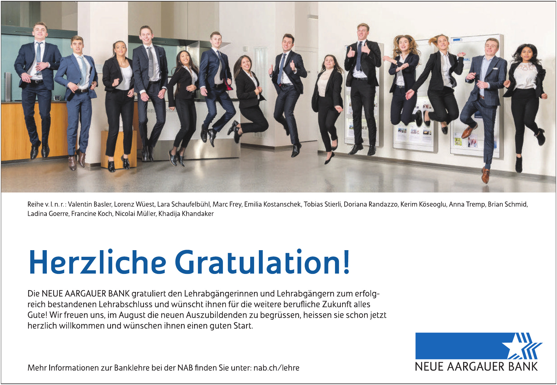 Neue Aargauer Bank Neue Aargauer Bank