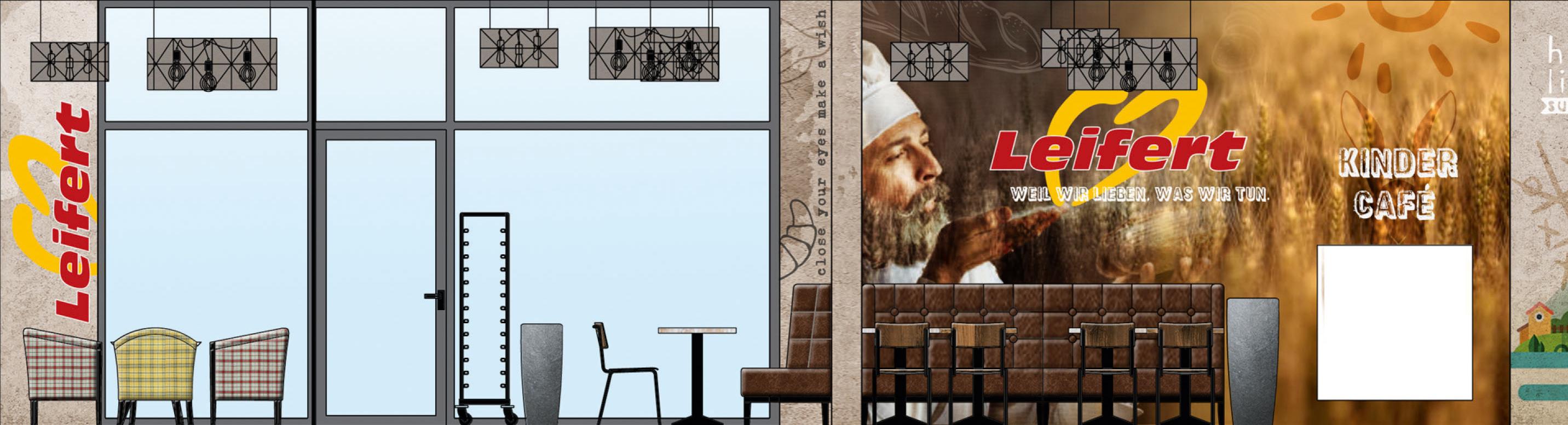 Jede Wand ein Kunstwerk – das wird die Kunden in der neuen Leifert-Filiale in der Limbergstraße erwarten. Jede Wand ein Kunstwerk – das wird die Kunden in der neuen Leifert-Filiale in der Limbergstraße erwarten.