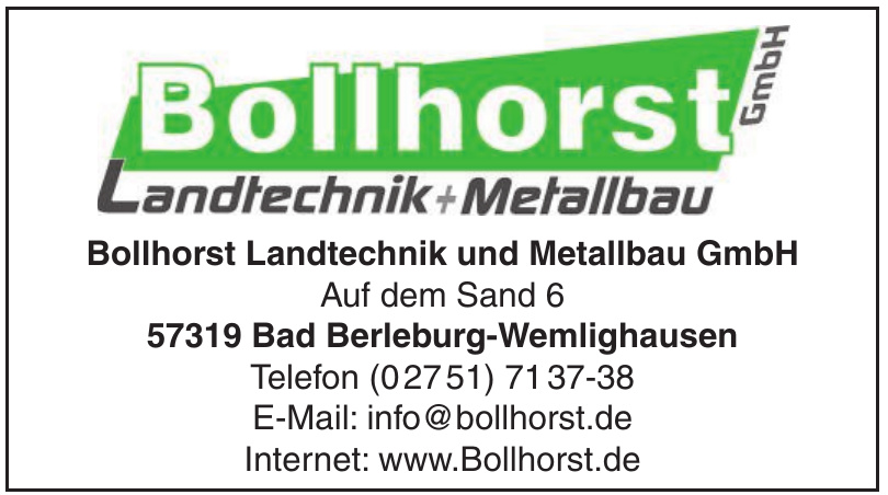 Uwe Bollhorst Landtechnik Uwe Bollhorst Landtechnik