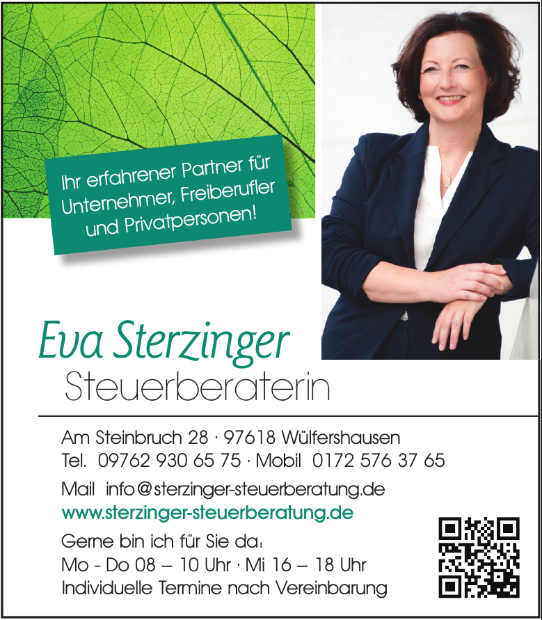 Eva Sterzinger Steuerberaterin Eva Sterzinger Steuerberaterin
