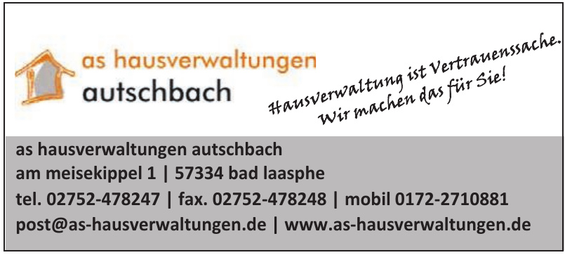 as hausverwaltungen autschbach as hausverwaltungen autschbach