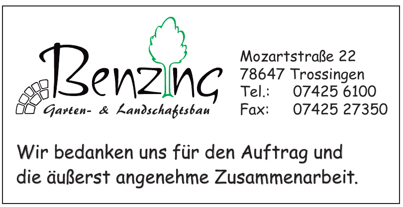 Benzing Landschaftsbau Benzing Landschaftsbau