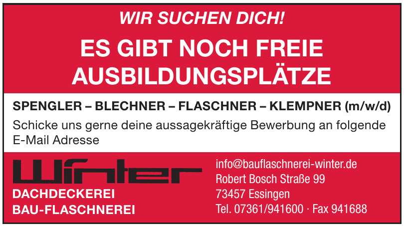 Winter Dachdeckerei Bau-Flaschnerei Winter Dachdeckerei Bau-Flaschnerei