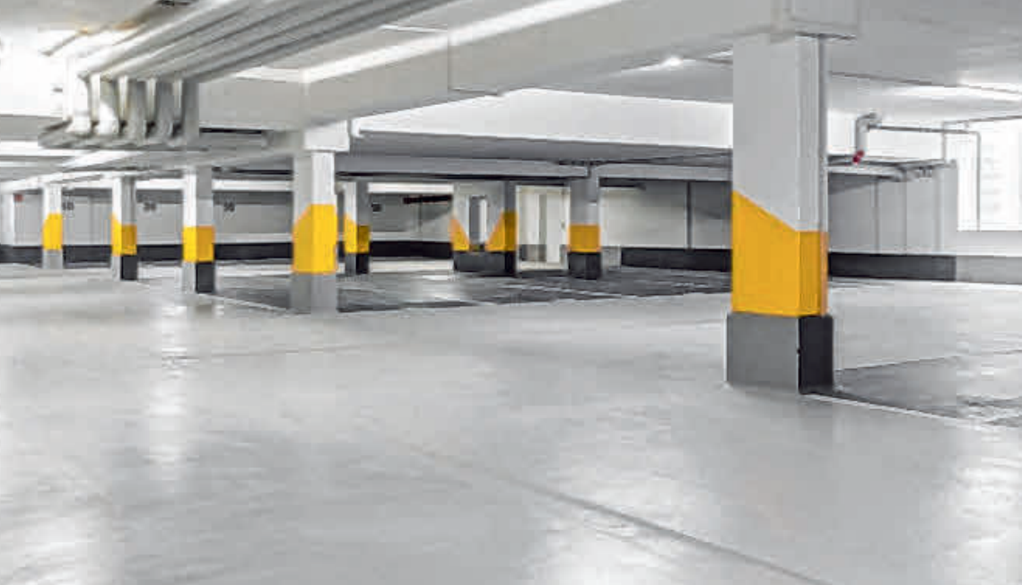 Die Tiefgarage erstrahlt jetzt in einem völlig neuen Glanz. FOTOS: PRIVAT Die Tiefgarage erstrahlt jetzt in einem völlig neuen Glanz. FOTOS: PRIVAT