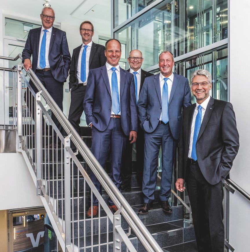 Es geht aufwärts: Die Vorstandsmitglieder der frisch fusionierten Volksbank Raiffeisenbank eG in Stormarn Foto:Raiffeisenbank eG