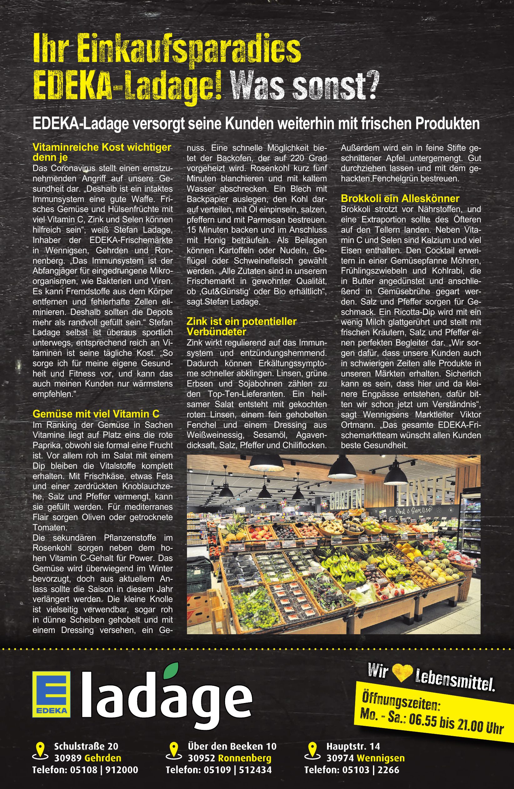Edeka Ladage Gehrden Edeka Ladage Gehrden