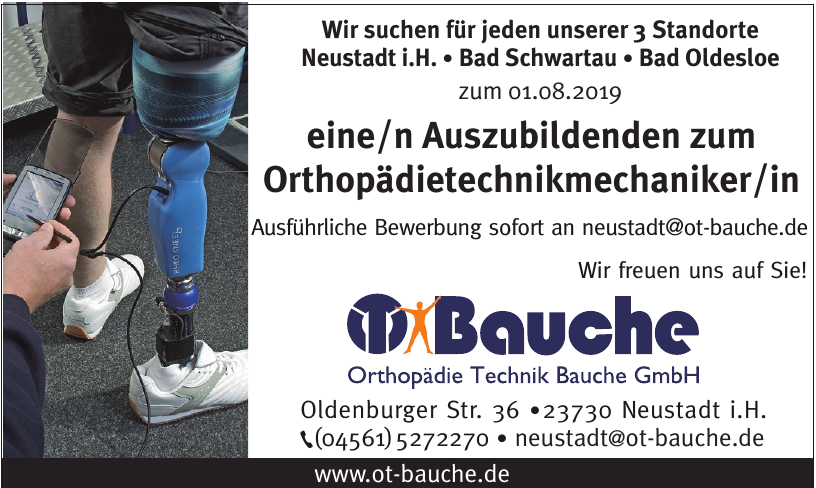 Orthopädie Technik Bauche GmbH Orthopädie Technik Bauche GmbH