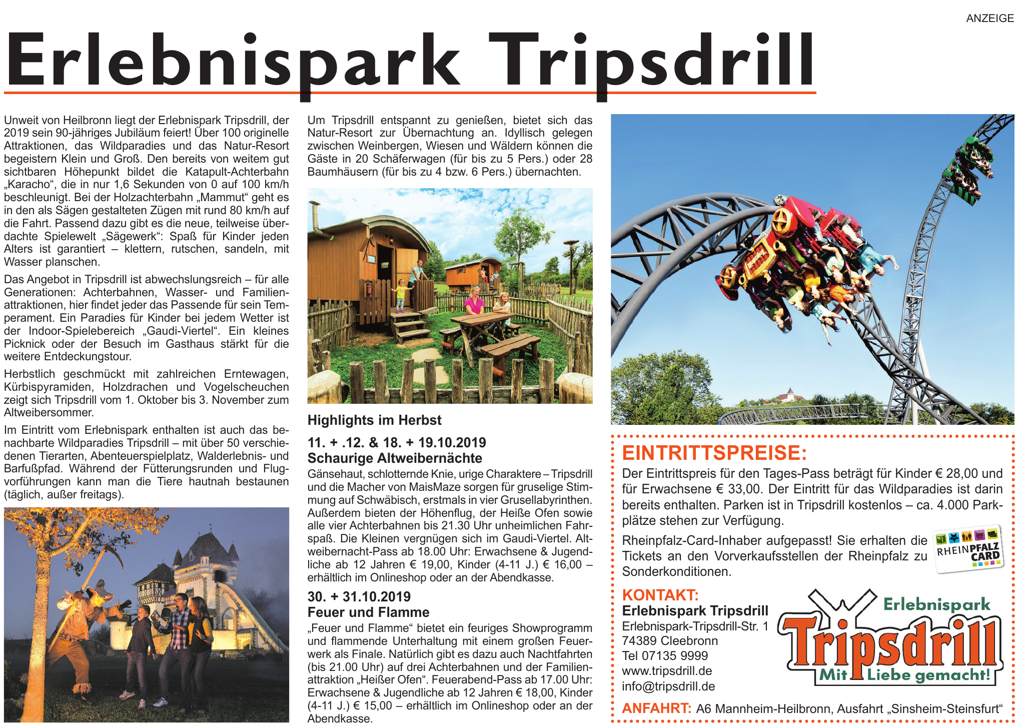 Erlebnispark Tripsdrill Erlebnispark Tripsdrill
