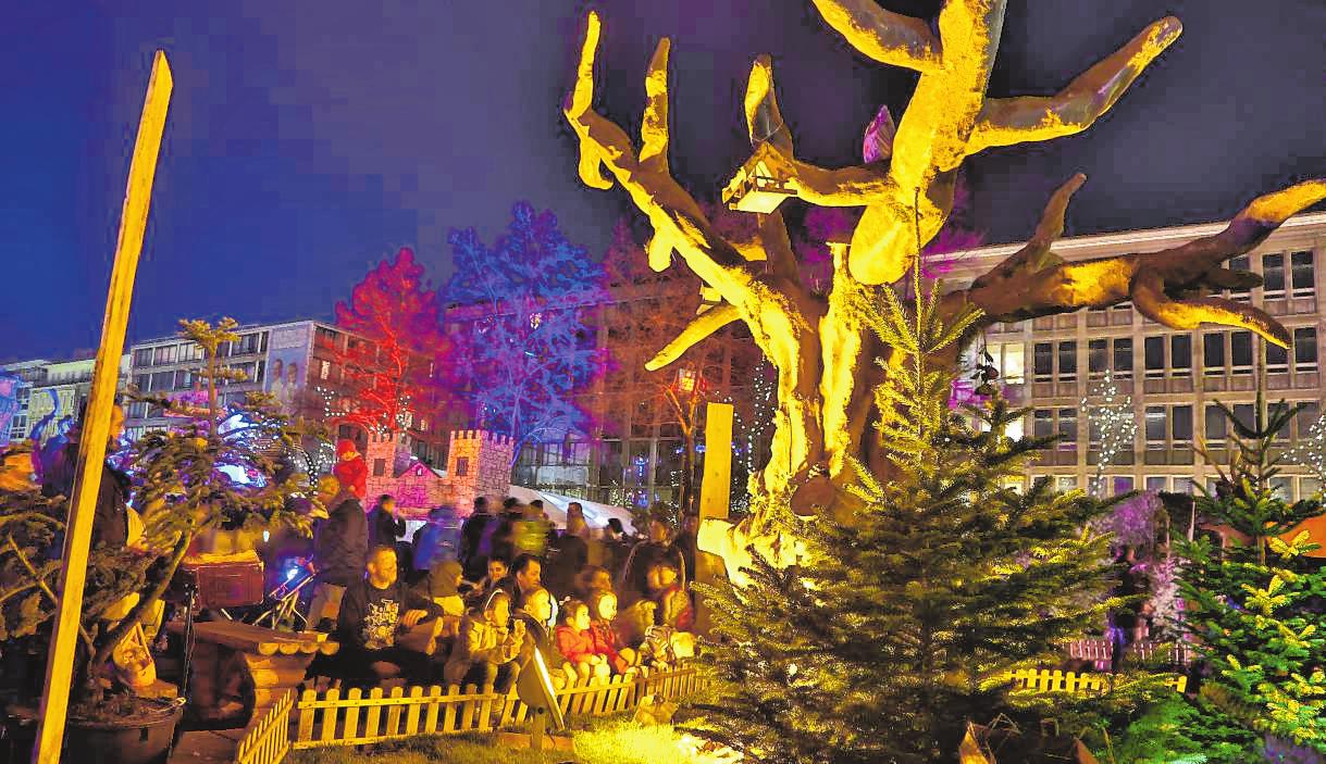Mannheimer Märchenwald auf dem Paradeplatz