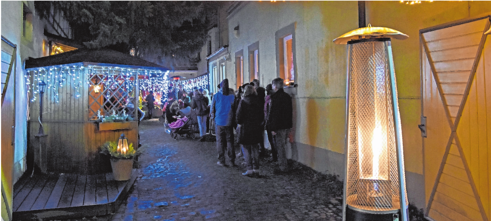 Auch „Ilses Weinlaube“ beteiligt sich heuer wieder am „Haßfurter Funkeln“. FOTO: ULRIKE LANGER Auch „Ilses Weinlaube“ beteiligt sich heuer wieder am „Haßfurter Funkeln“. FOTO: ULRIKE LANGER