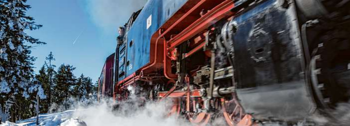 Berühmt: die Brockenbahn nimmt die Urlauber auf eine spektakuläre Reise mit. FOTO: JONATHAN RODE
