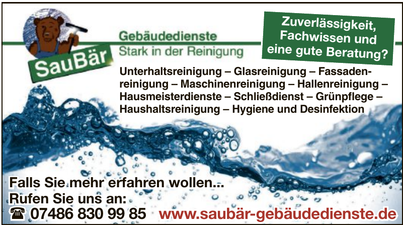 Saubär Gebäudedienste Saubär Gebäudedienste