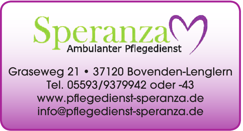 Speranza Ambulanter Pflegedienst Speranza Ambulanter Pflegedienst