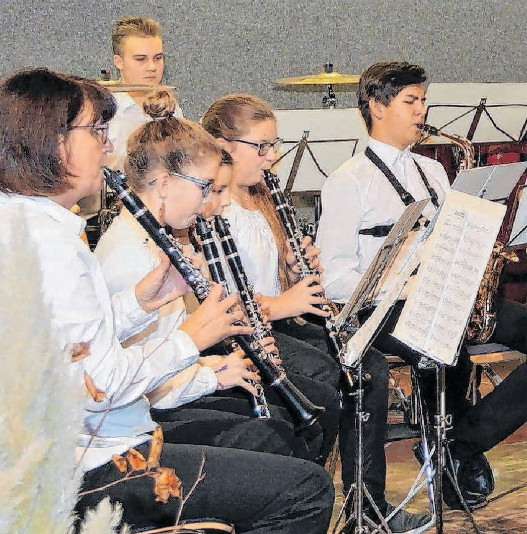 Die Jugend übernimmt den musikalischen Auftakt. Foto: Jörg Wahl Die Jugend übernimmt den musikalischen Auftakt. Foto: Jörg Wahl