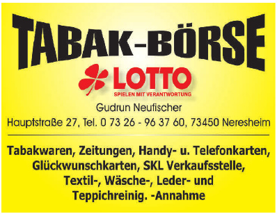 Tabak-Börse Gudrun Neufischer Tabak-Börse Gudrun Neufischer