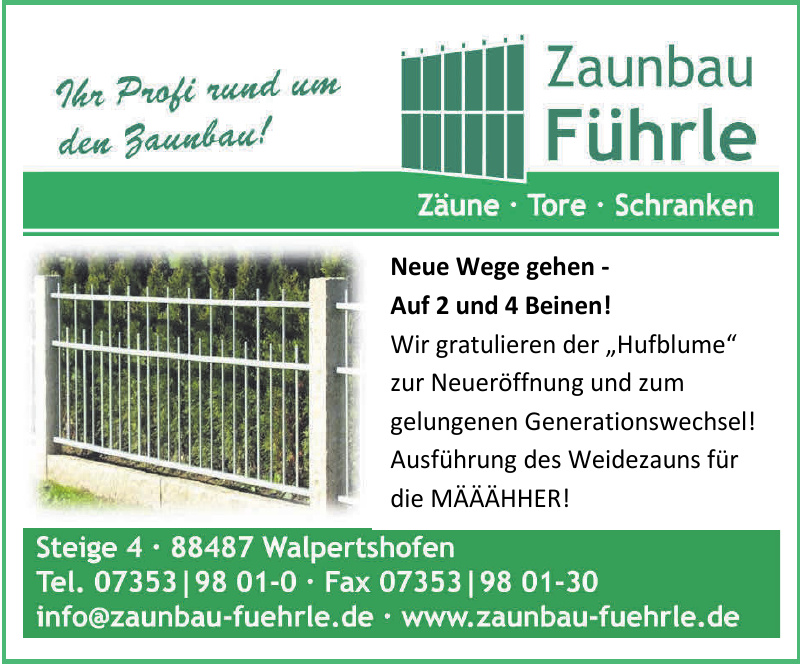 Zaunbau Führle GmbH & Co. KG